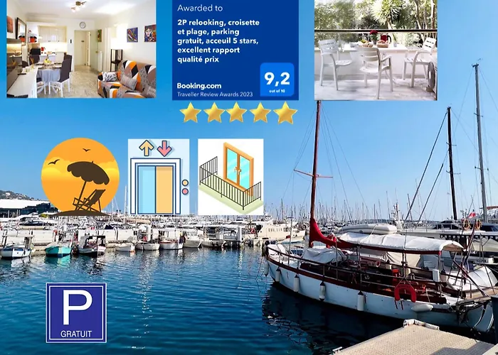 Offre Speciale Plage Ete Sejour Superieur 12J , 2P Croisette, Grande Terrasse, Parking Gratuit, Calme, Accueil 5 Etoiles, Excellent Rapport Qualite-Prix